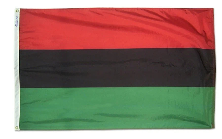 Afro-American Flag | Pan-African | African-American - 9”x18”