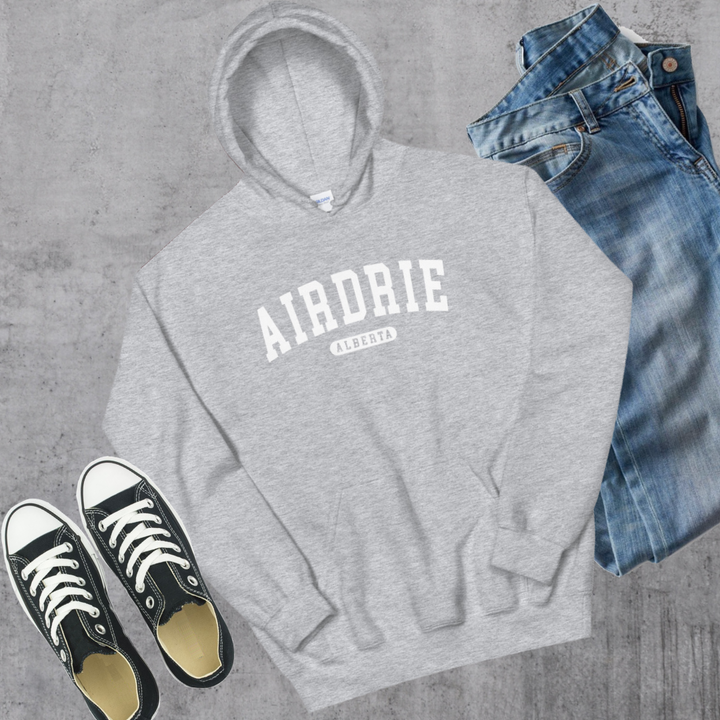 Airdrie Alberta College Hoodie - Sport Grey / S