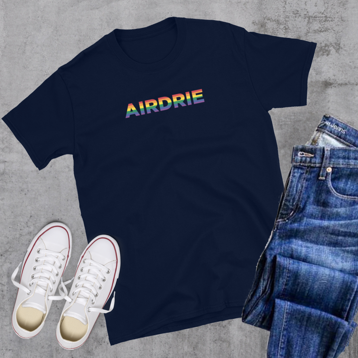 Airdrie Pride Tee - Navy / S