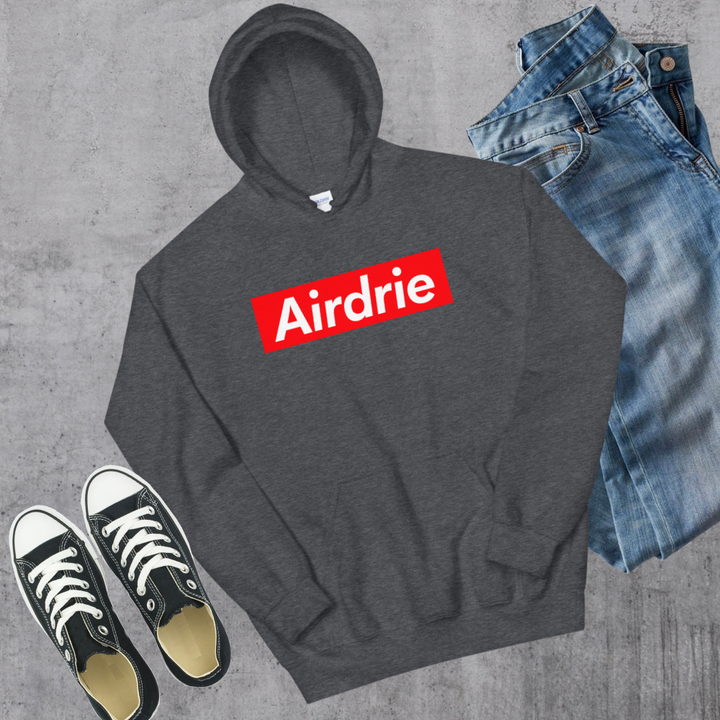 Airdrie Supreme’d Hoodie - Dark Heather / S