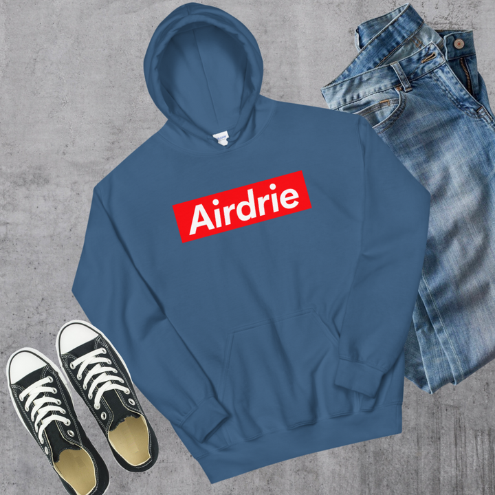 Airdrie Supreme’d Hoodie - Indigo Blue / S