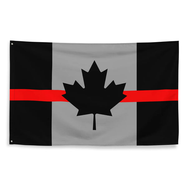 Thin Red Line Canada Flag – Honoring Firefighters