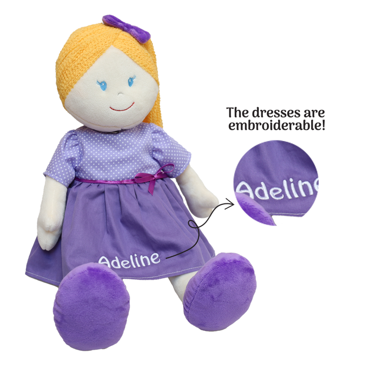 Amanda Doll 20’’ - purple - Embroider Buddy®