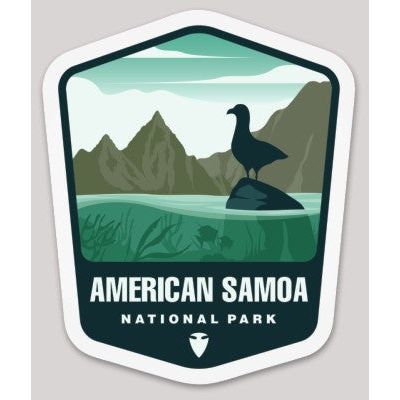 American Samoa National Park Die Cut Sticker - sticker