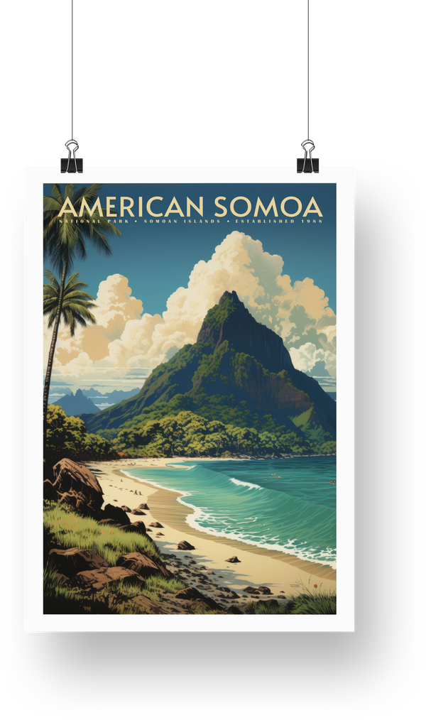 American Samoa National Park Poster - poster