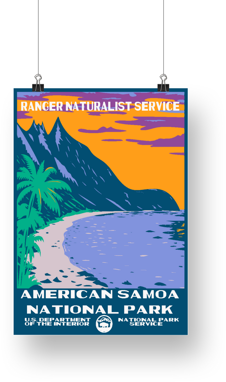 American Samoa National Park Poster - poster