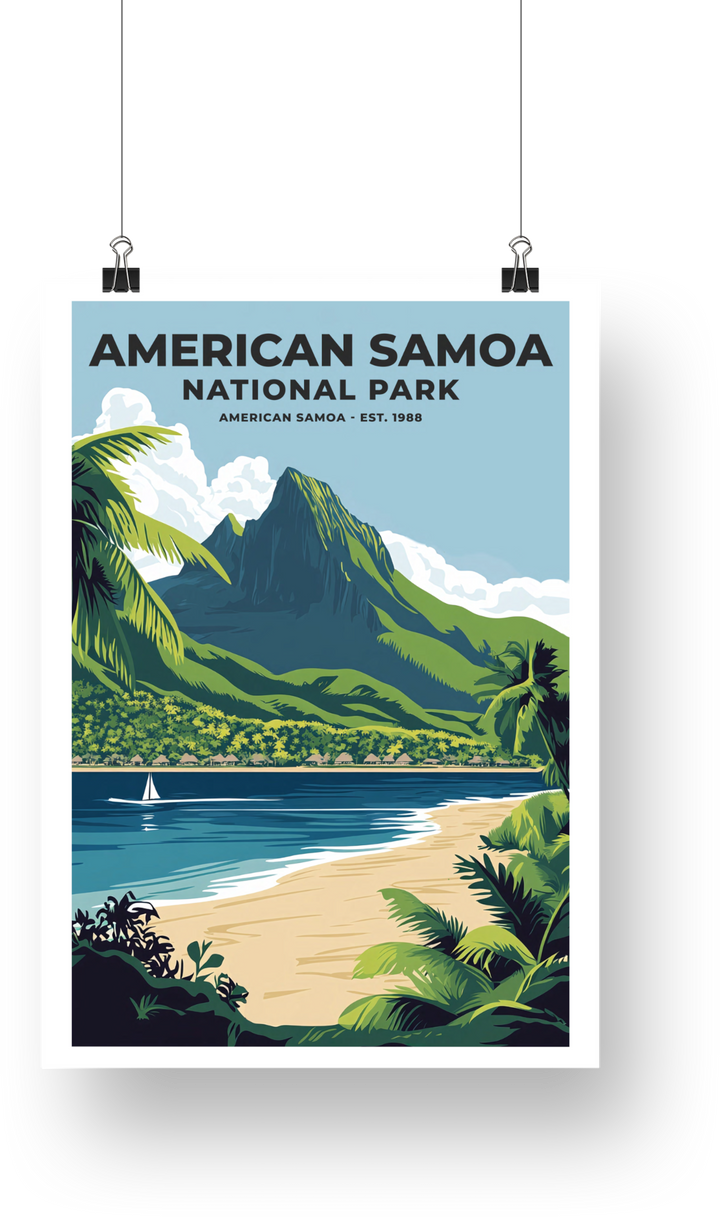 American Samoa National Park Poster - poster