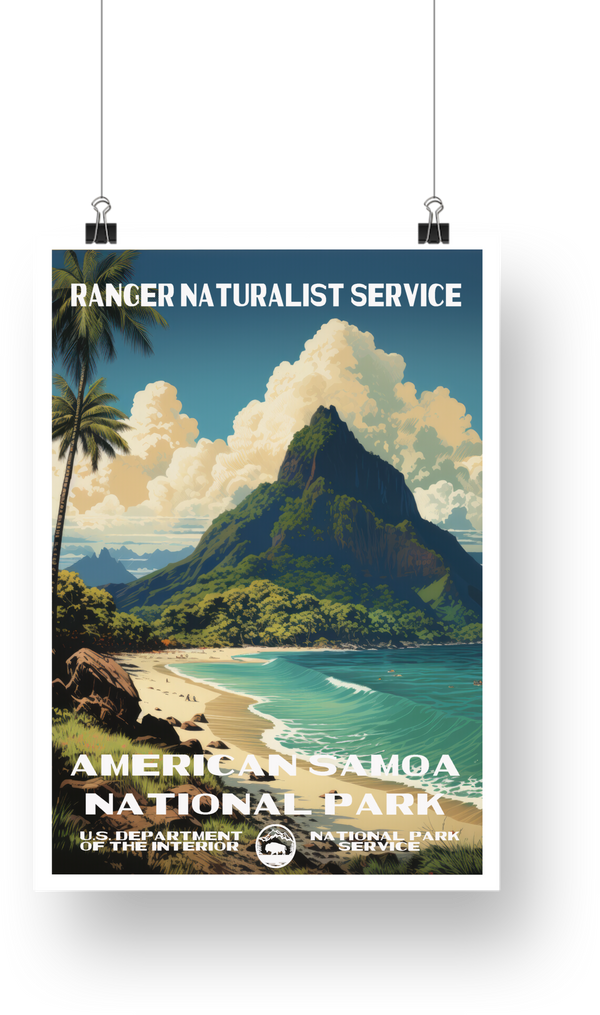 American Samoa National Park Poster - poster