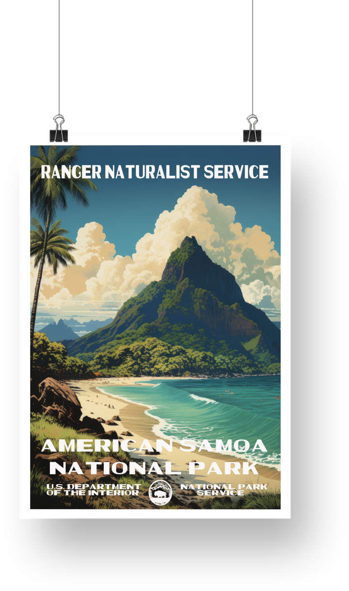 American Samoa National Park Poster - poster