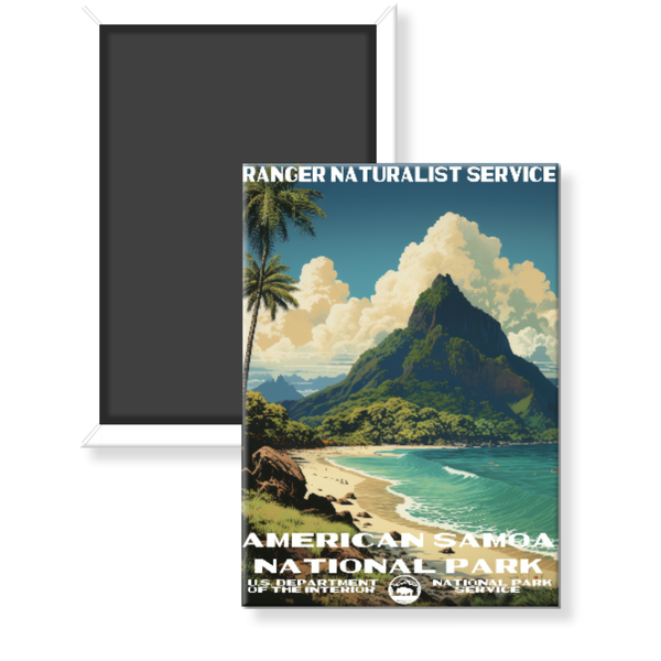 American Samoa National Park WPA Magnet - magnet