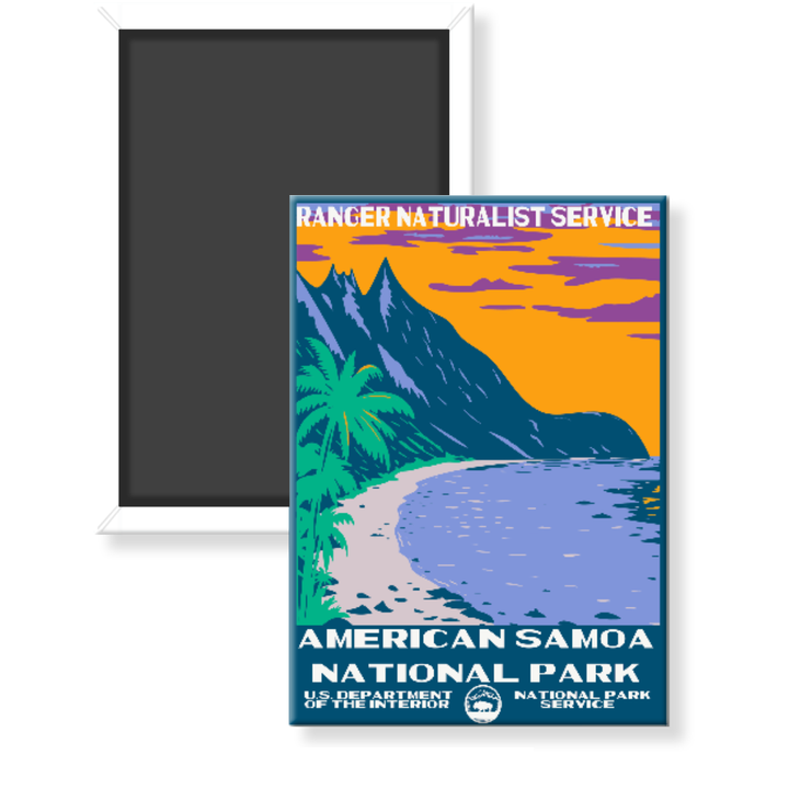 American Samoa National Park WPA Magnet - magnet