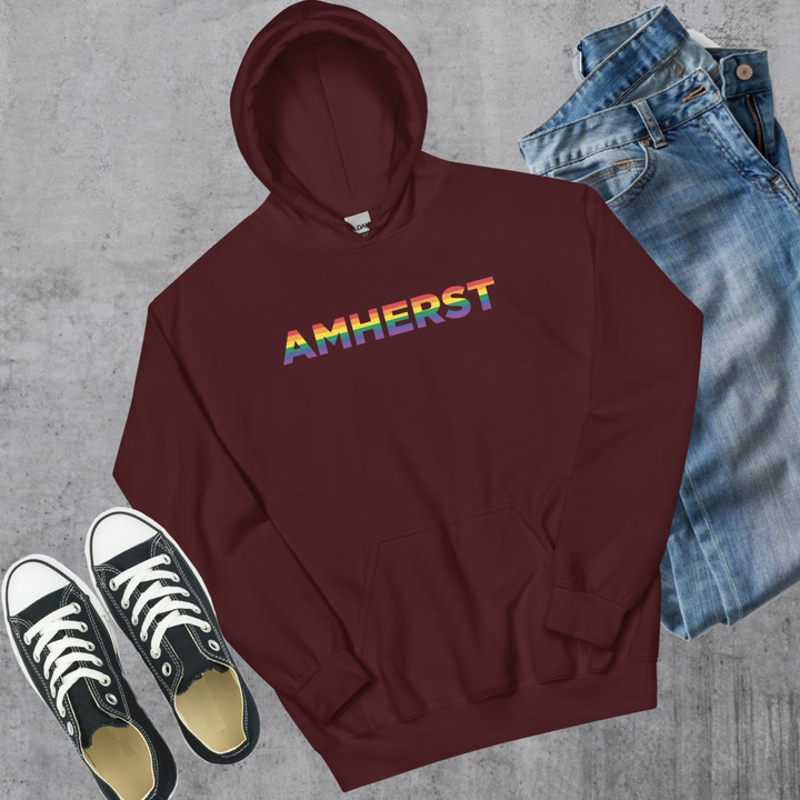 Amherst Pride Hoodie - Maroon / S