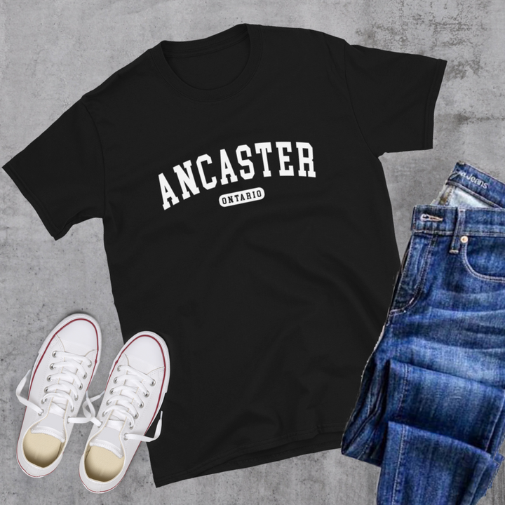 Ancaster College Tee - Black / S