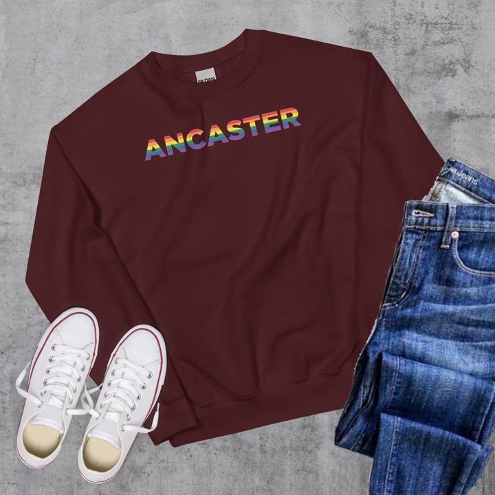 Ancaster Pride Crewneck - Maroon / S