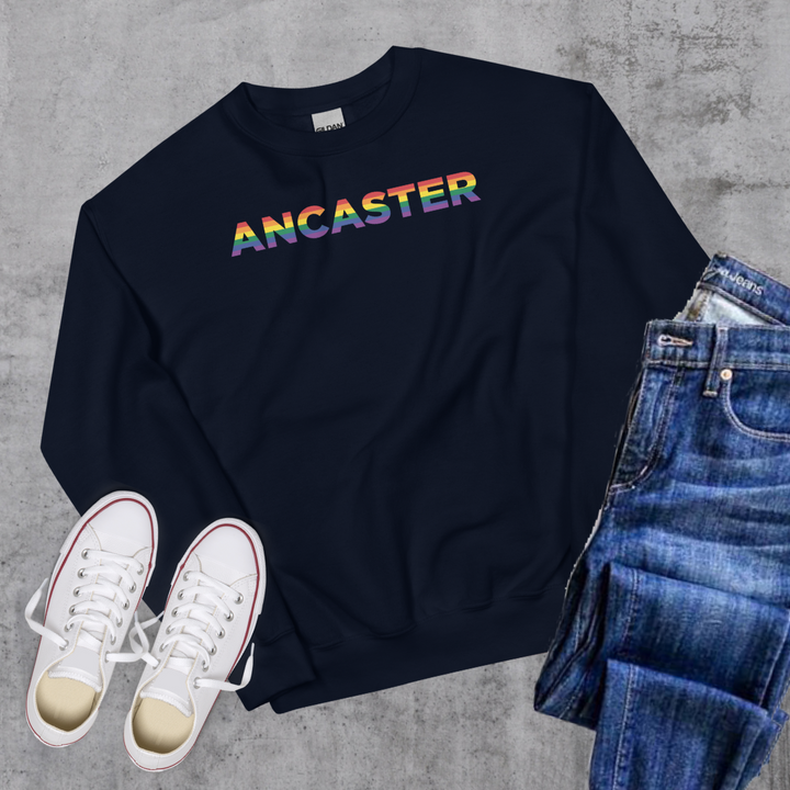 Ancaster Pride Crewneck - Navy / S