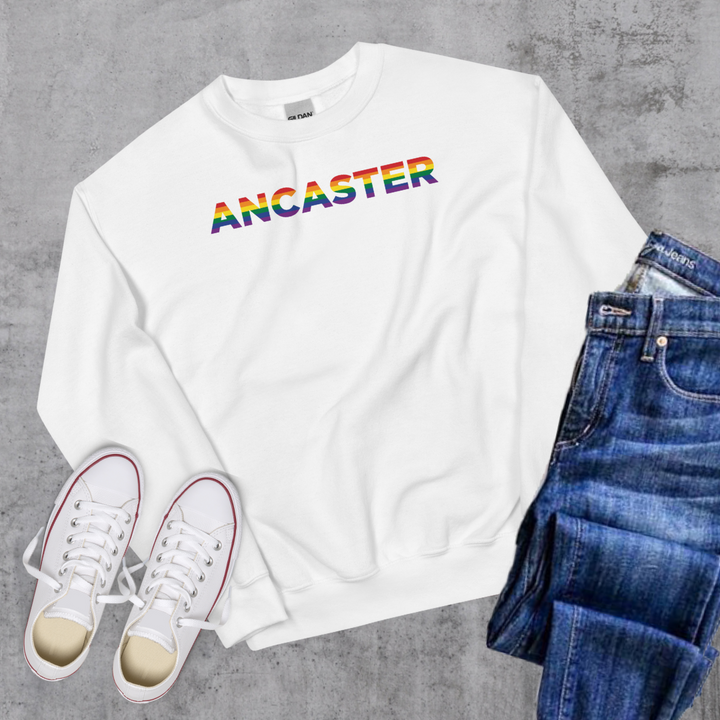 Ancaster Pride Crewneck - White / S