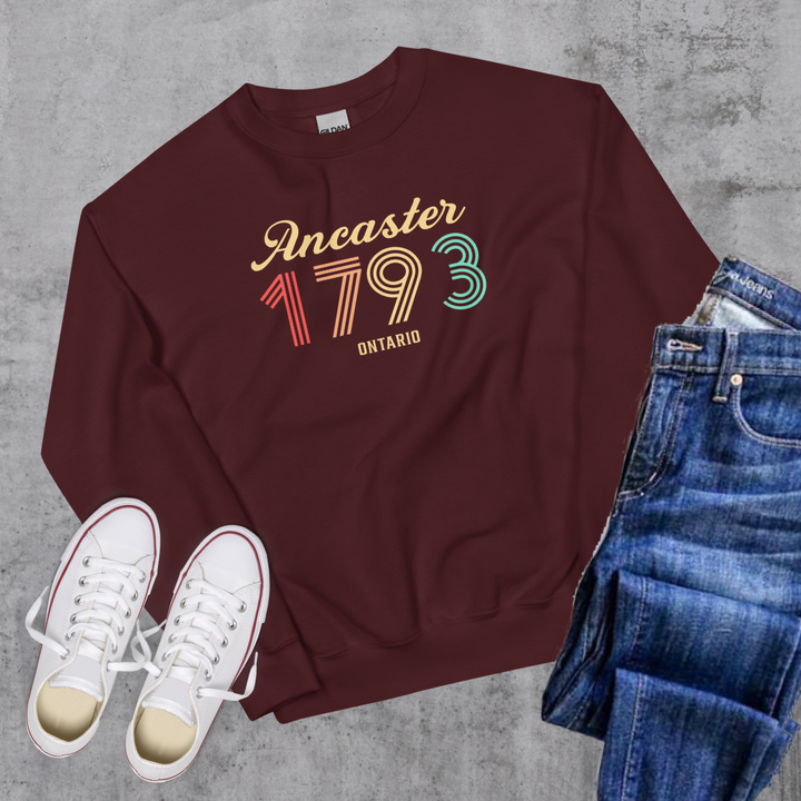 Ancaster Vintage Crewneck - Maroon / S