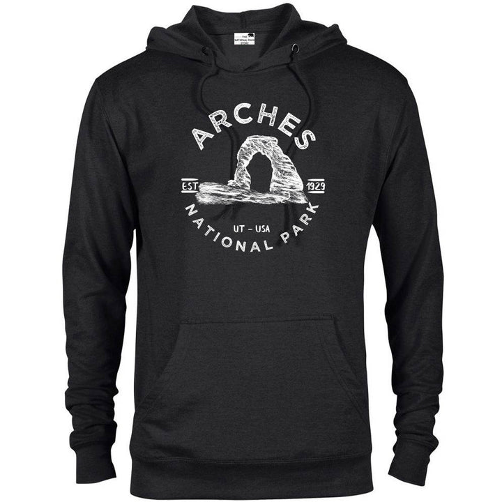 Arches National Park Hoodie - Black / S - hoodie