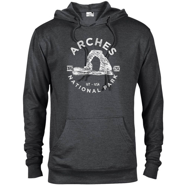 Arches National Park Hoodie - Charcoal Heather / S - hoodie