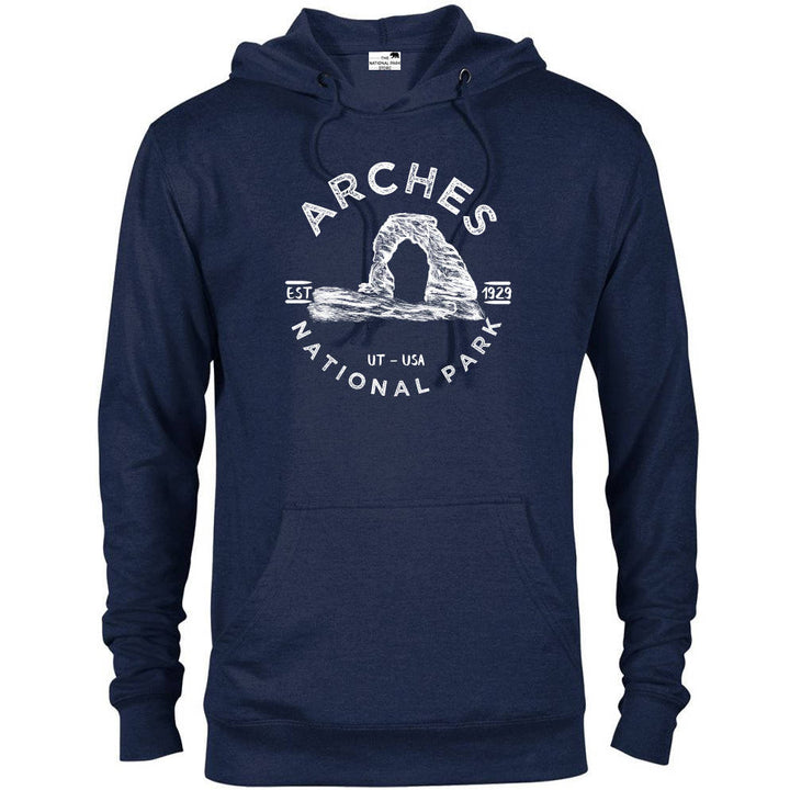 Arches National Park Hoodie - Navy / S - hoodie