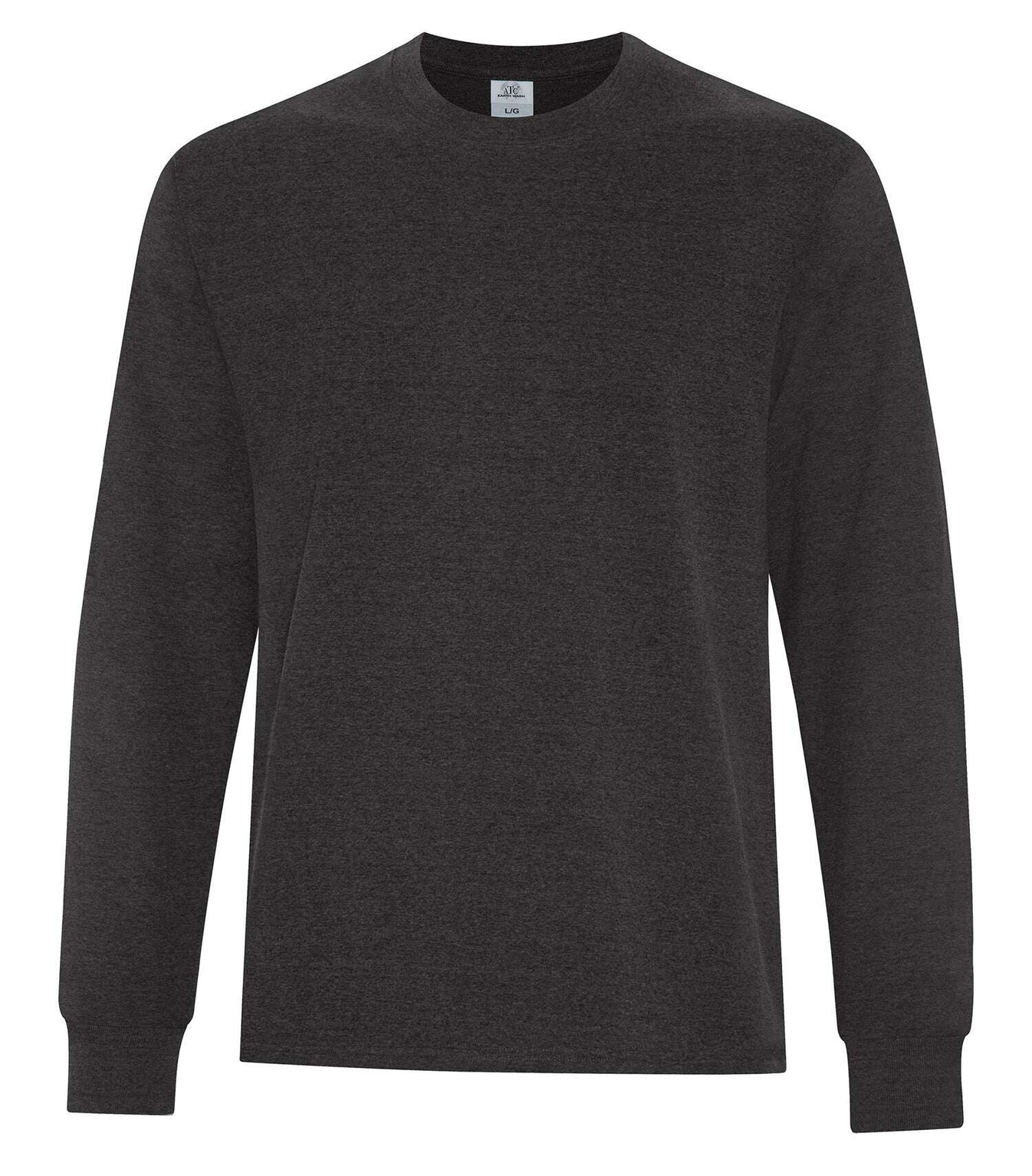 Atc Earth Wash Everyday L/S Tee ATC6015 - Black / S - T-Shirts & Activewear