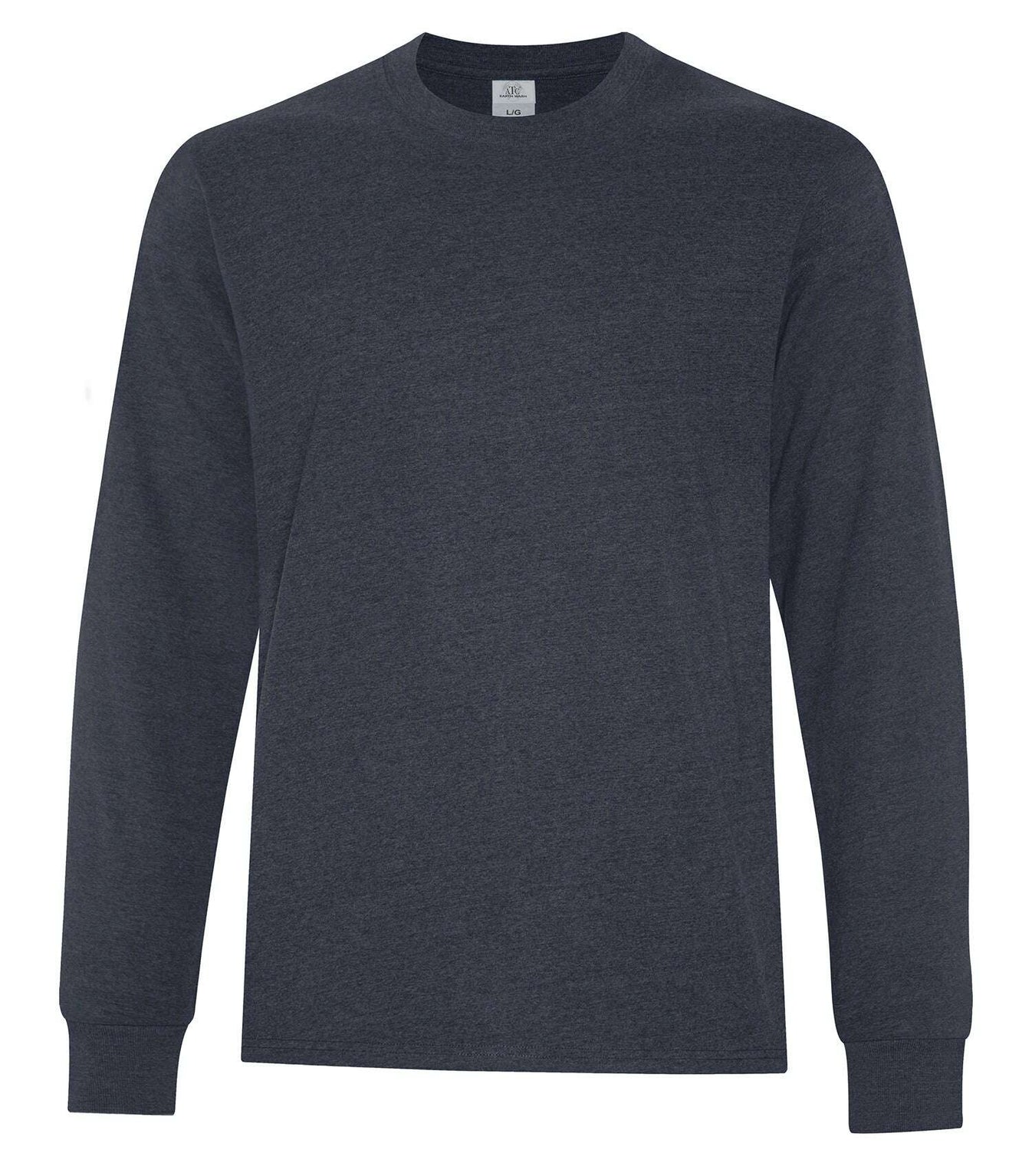 Atc Earth Wash Everyday L/S Tee ATC6015 - Navy / S - T-Shirts & Activewear