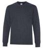 Atc Earth Wash Everyday L/S Tee ATC6015 - Navy / S - T-Shirts & Activewear