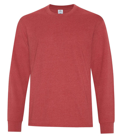 Atc Earth Wash Everyday L/S Tee ATC6015 - Red / S - T-Shirts & Activewear