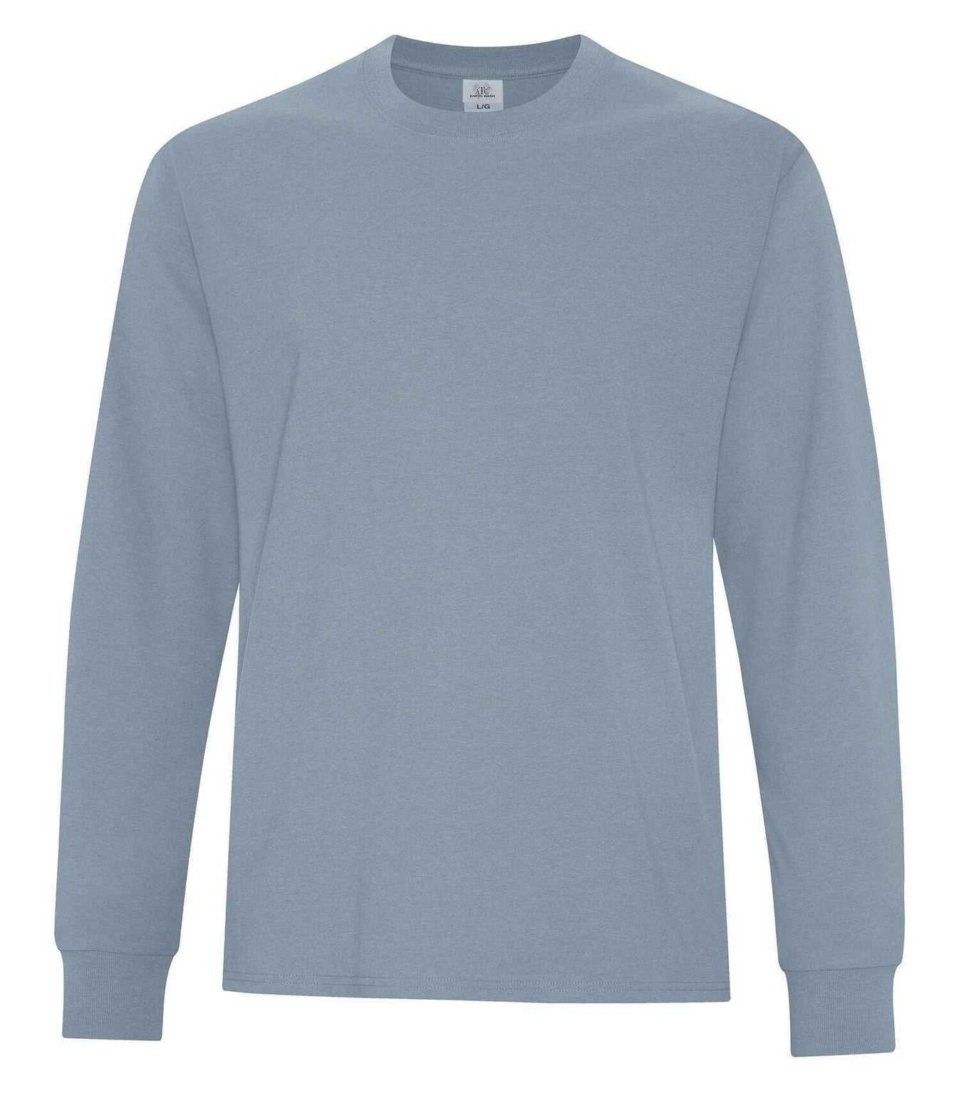Atc Earth Wash Everyday L/S Tee ATC6015 - Stone Blue / S - T-Shirts & Activewear