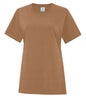 Atc Earth Wash Everyday Ladies Tee ATC6040L - Caramel / S - T-Shirts & Activewear