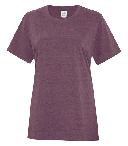 Atc Earth Wash Everyday Ladies Tee ATC6040L - Eggplant / S - T-Shirts & Activewear
