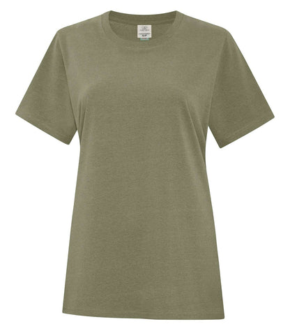 Atc Earth Wash Everyday Ladies Tee ATC6040L - Military / S - T-Shirts & Activewear