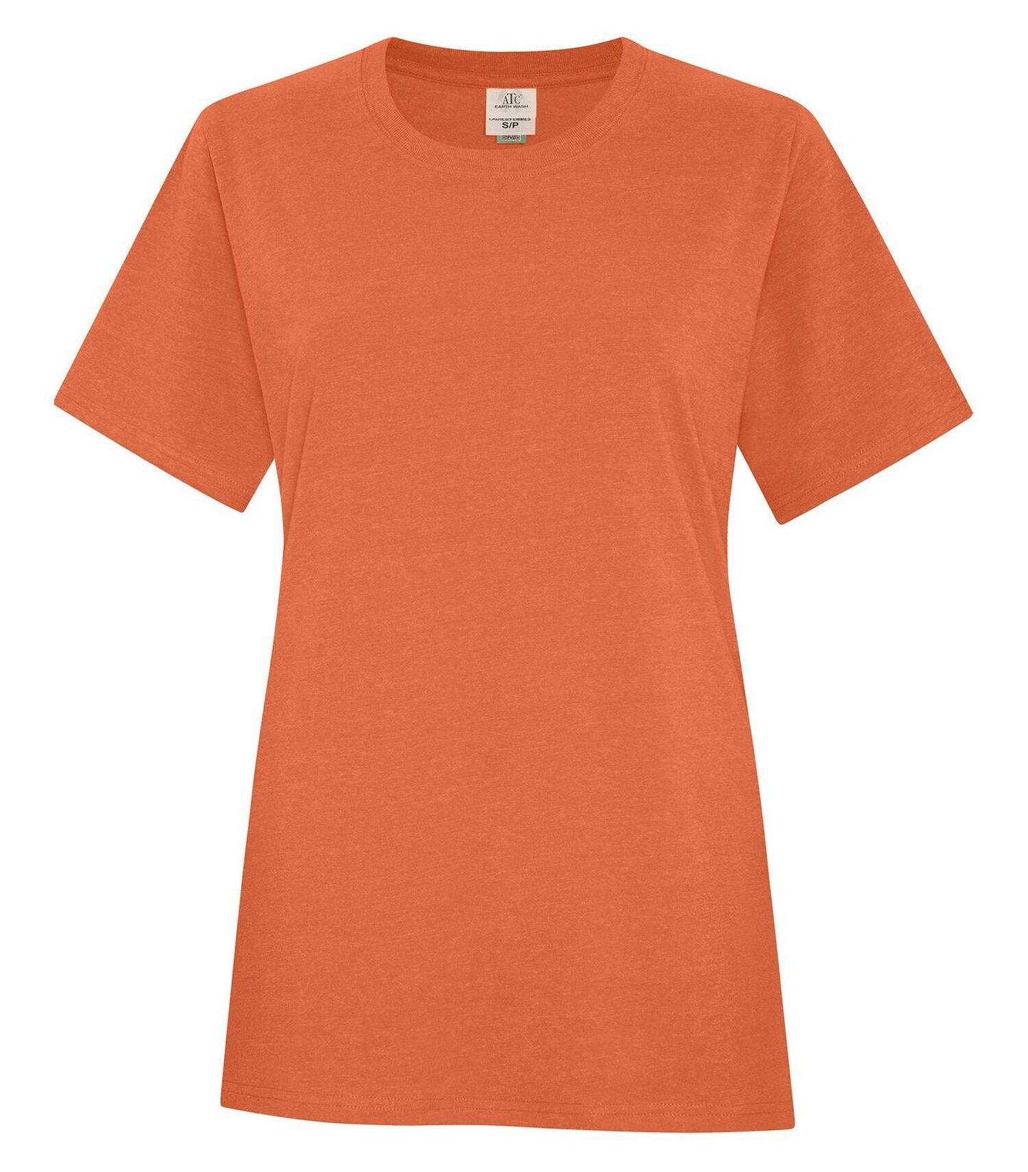 Atc Earth Wash Everyday Ladies Tee ATC6040L - Orange / S - T-Shirts & Activewear