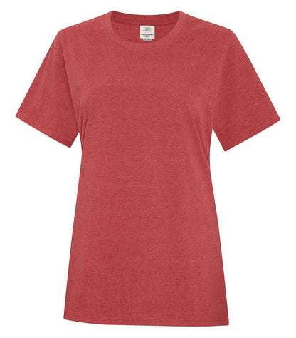 Atc Earth Wash Everyday Ladies Tee ATC6040L - Red / S - T-Shirts & Activewear