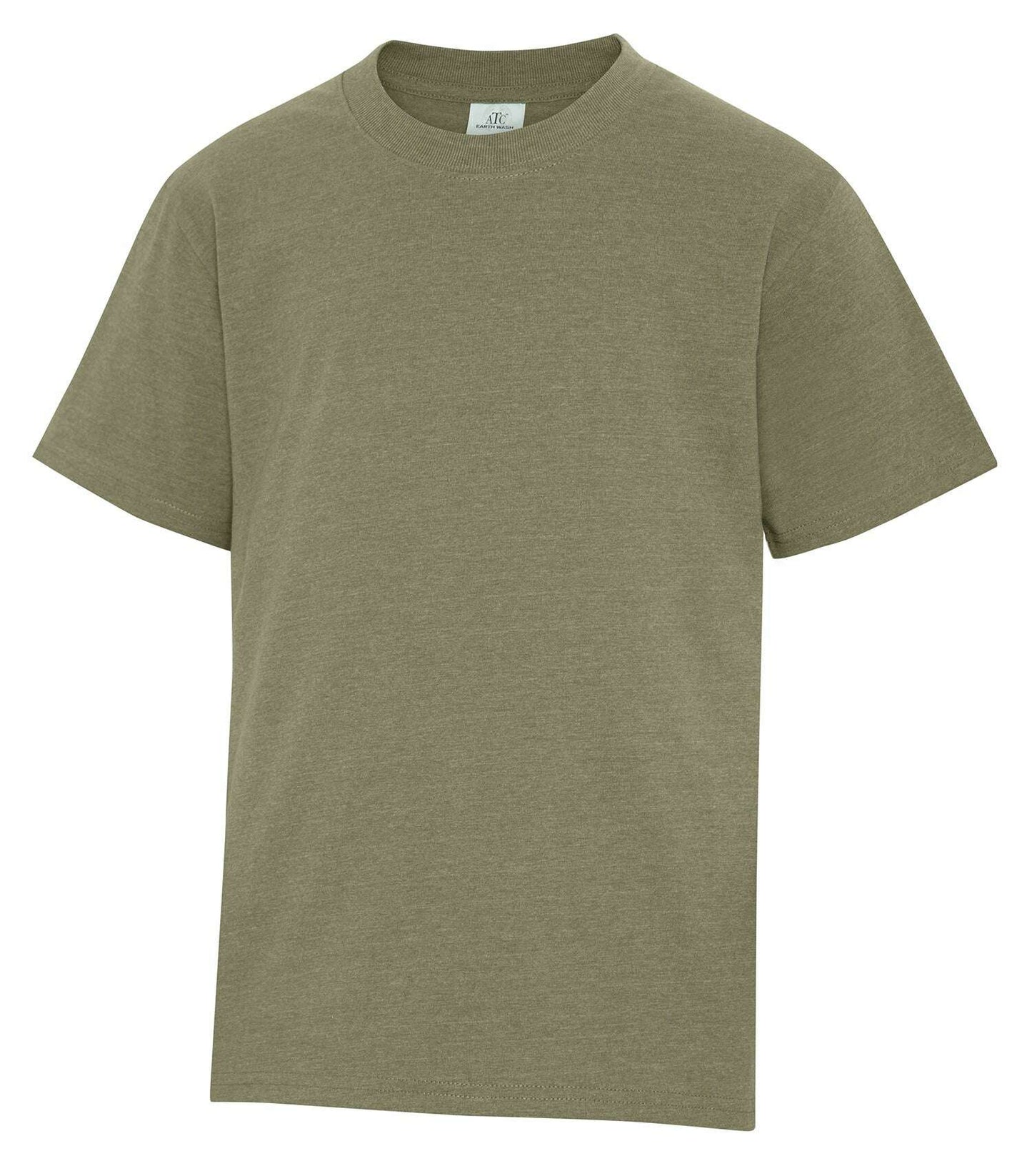 Atc Earth Wash Everyday Youth Tee ATC6040Y - Military / S - T-Shirts & Activewear