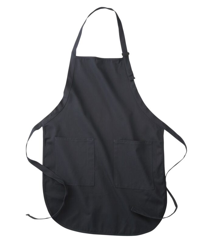 ATC™ Everyday Full Length Apron with Soil Release Finish Durable 100% Cotton Protection - Classic Navy - Aprons