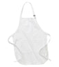 ATC™ Everyday Full Length Apron with Soil Release Finish Durable 100% Cotton Protection - White - Aprons
