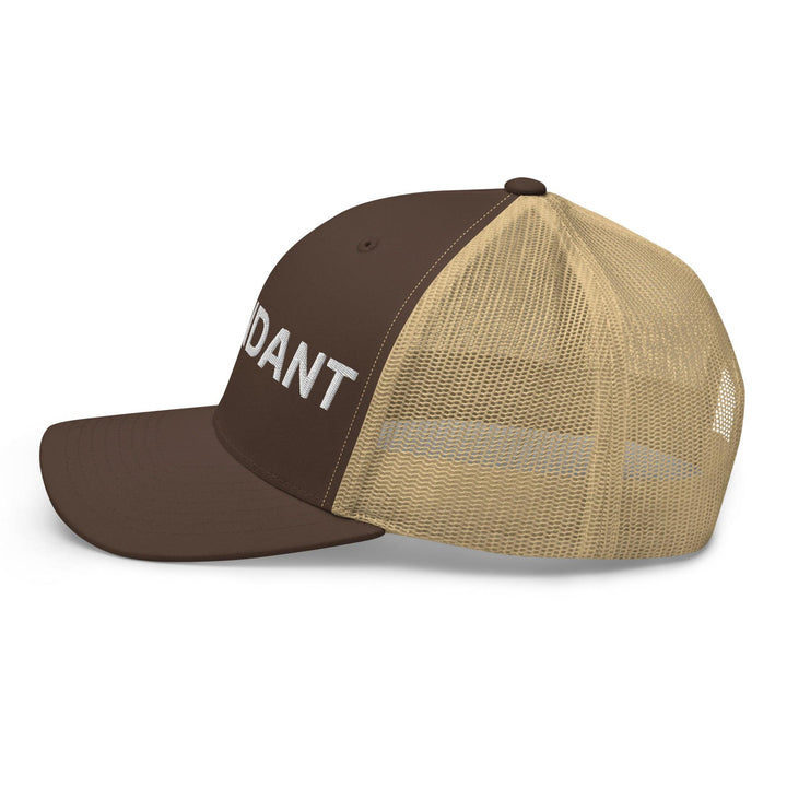 Attendant Work Block Embroidered Mesh Trucker Hat