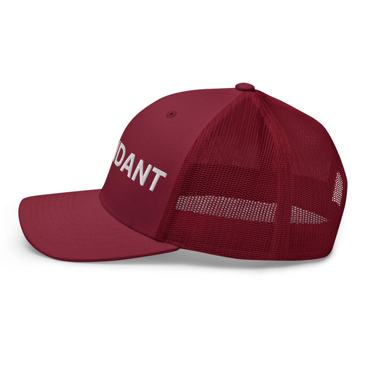 Attendant Work Block Embroidered Mesh Trucker Hat