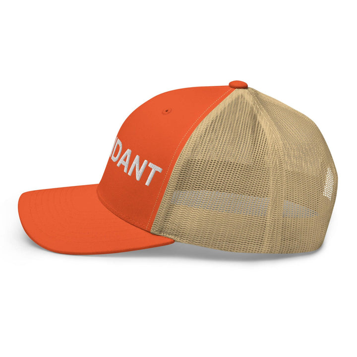 Attendant Work Block Embroidered Mesh Trucker Hat