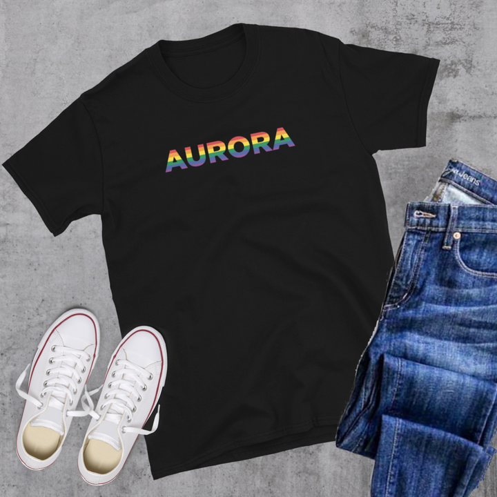 Aurora Pride Tee - Black / S