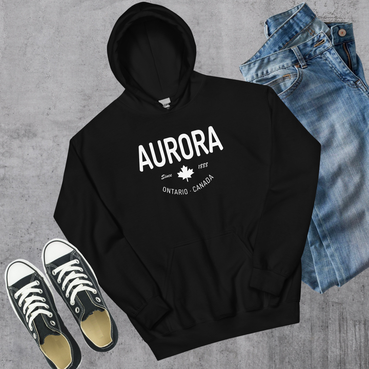 Aurora Since 1888 Hoodie - Black / S