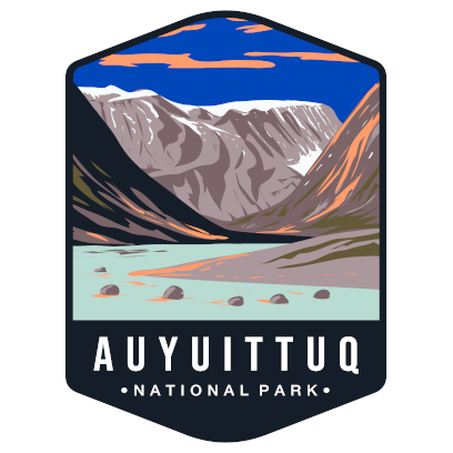 Auyuittuq National Park Sticker Large - sticker