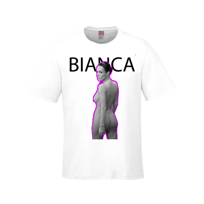 The B Effect: Bianca’s Grammy Moment - Hot Pink Outline T-Shirt - White / Small