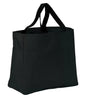 Durable 18 L Everyday Essential Reusable Tote Bag with Side Pocket - Black