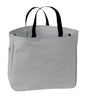 Durable 18 L Everyday Essential Reusable Tote Bag with Side Pocket - Gray