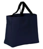 Durable 18 L Everyday Essential Reusable Tote Bag with Side Pocket - Navy
