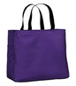 Durable 18 L Everyday Essential Reusable Tote Bag with Side Pocket - Purple