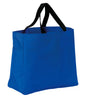 Durable 18 L Everyday Essential Reusable Tote Bag with Side Pocket - Blue