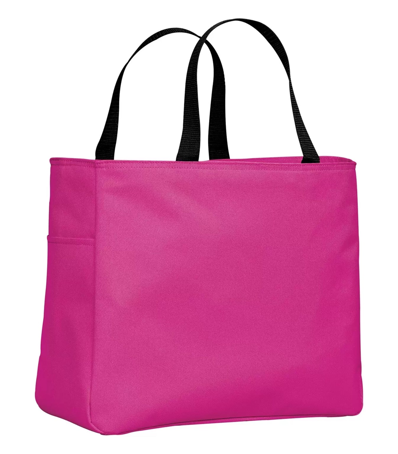 Durable 18 L Everyday Essential Reusable Tote Bag with Side Pocket - Pink